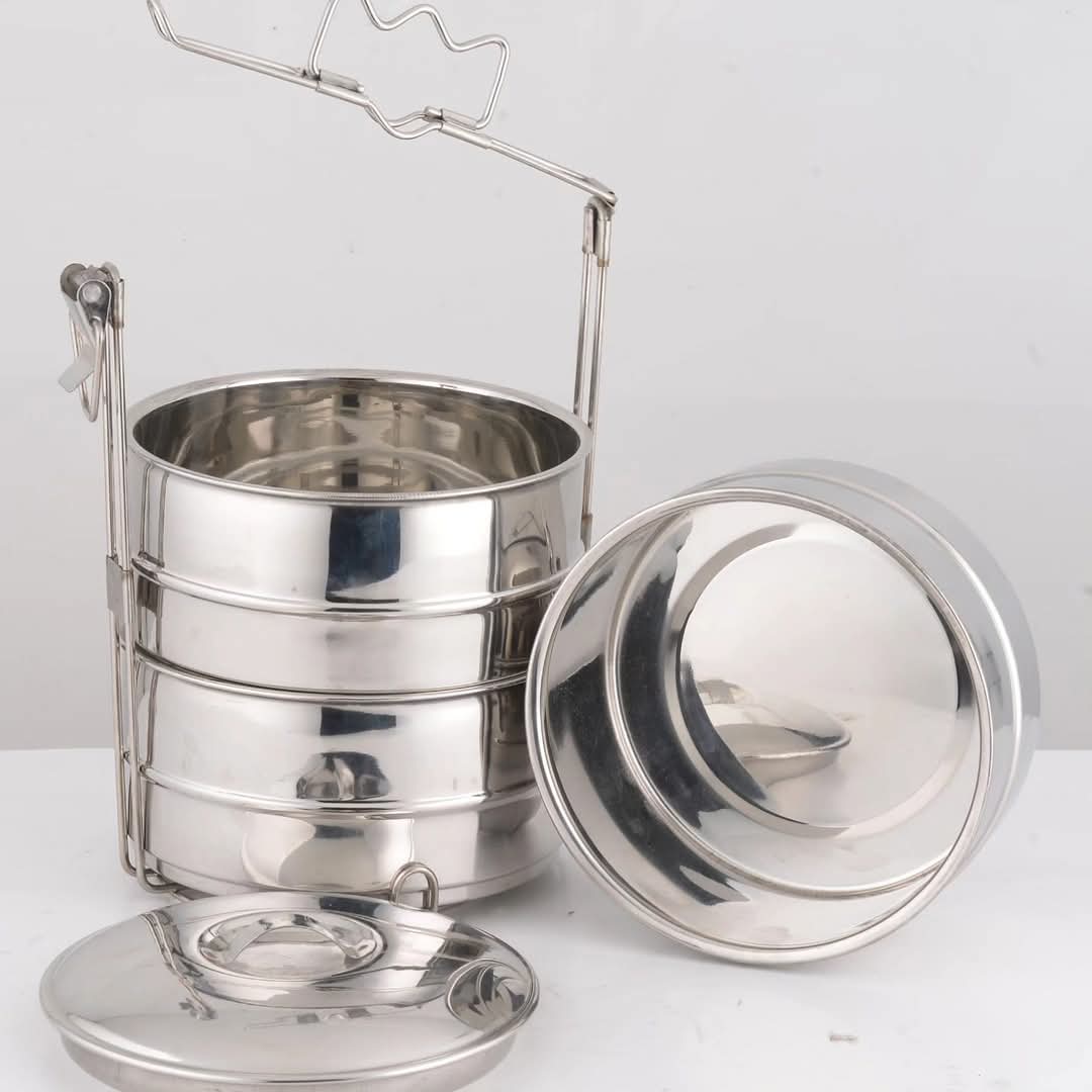 Hot & Cool stainless steel tiffen with bag