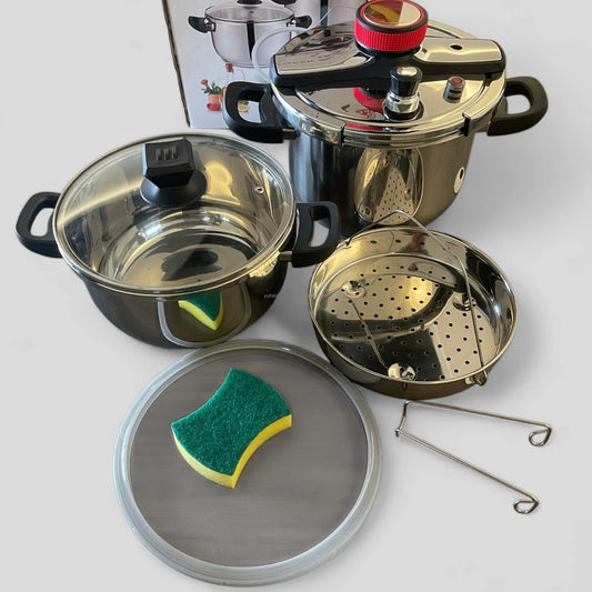 7-Liter Pressure Cooker 5-L Handi Steamer