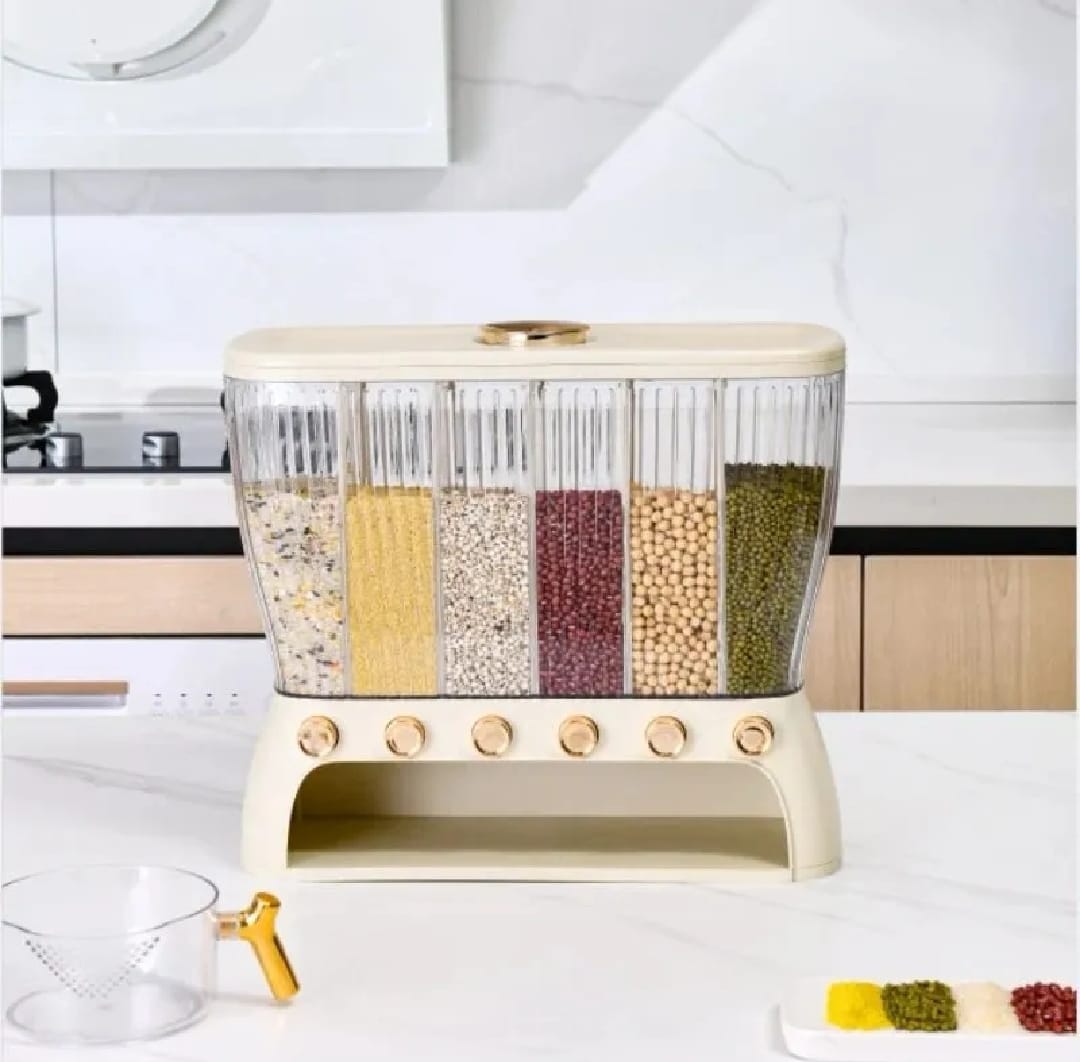 Rice and Grain Storage Container, Food Dispenser