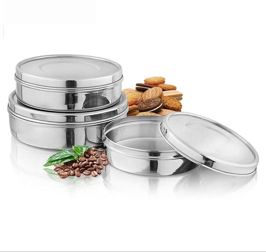 3 pcs Flat storage bowl set