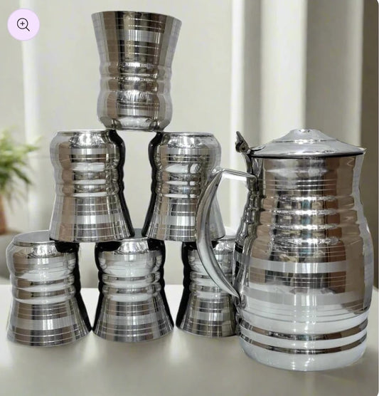Stainless Steel 7 pcs water set