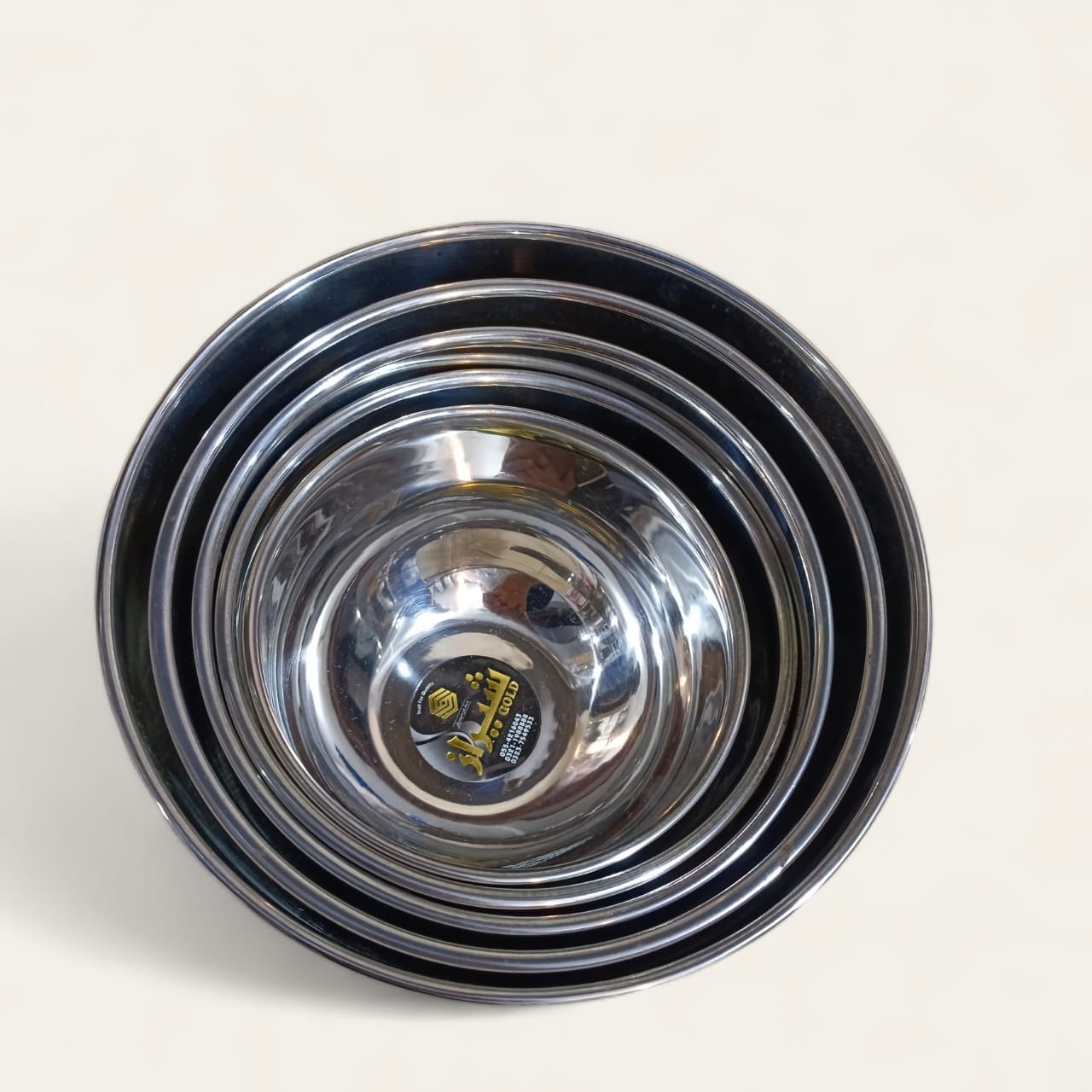 5 pcs Stainless mixing bowls