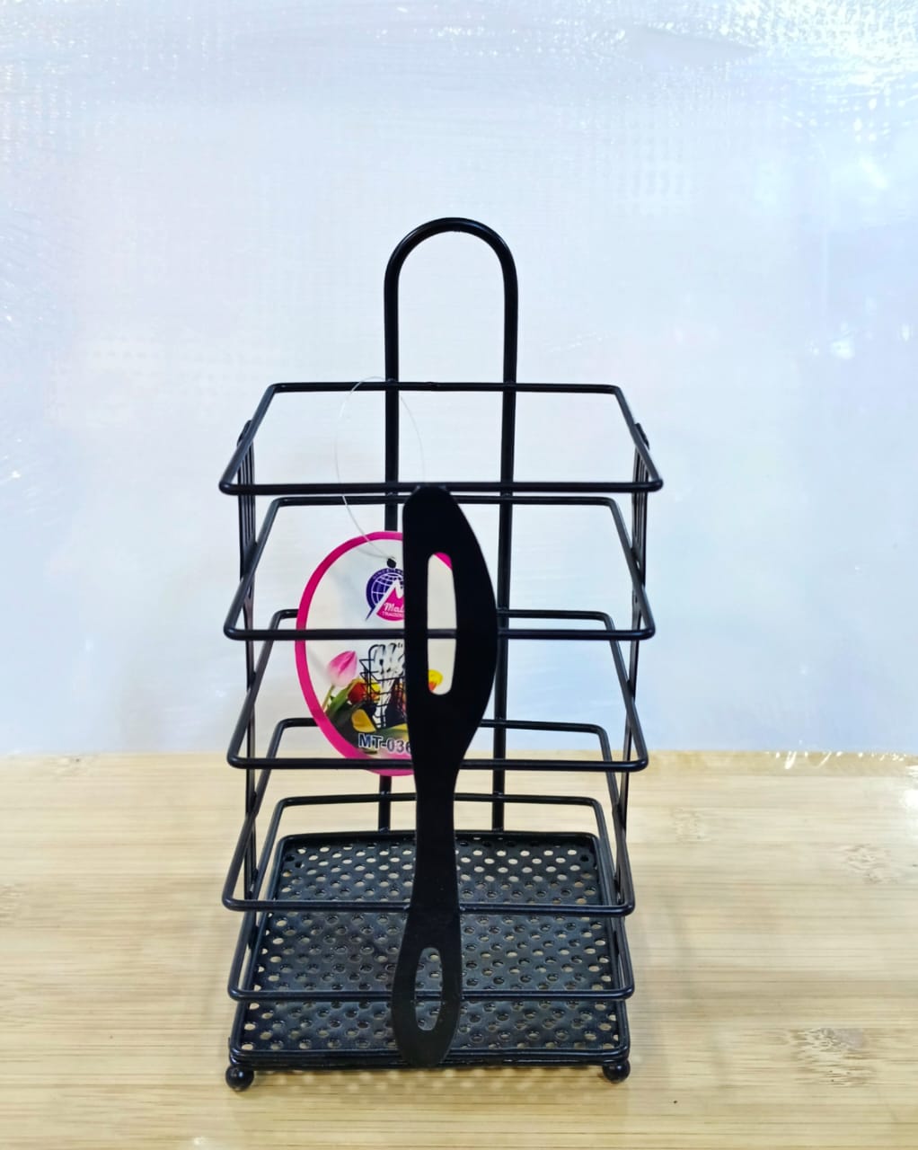 Black Spoon holder Elegant design