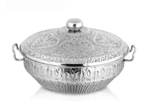 Shahi Hotpot Stainless Steel naqsheen design