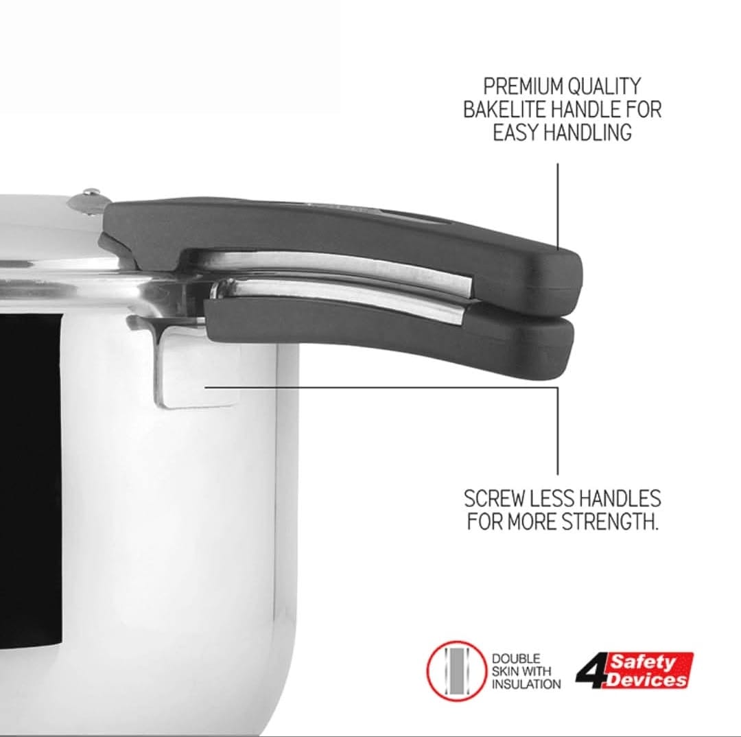 Alpha Stainless Steel Cooker double heavy weight