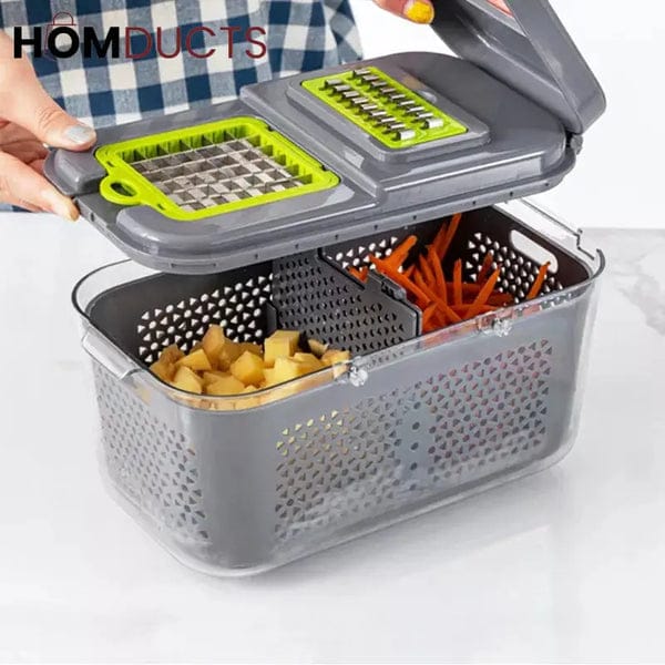 22 in 1 Vegetable Slicer Chopper Vegetable Cutter with 13 Blades