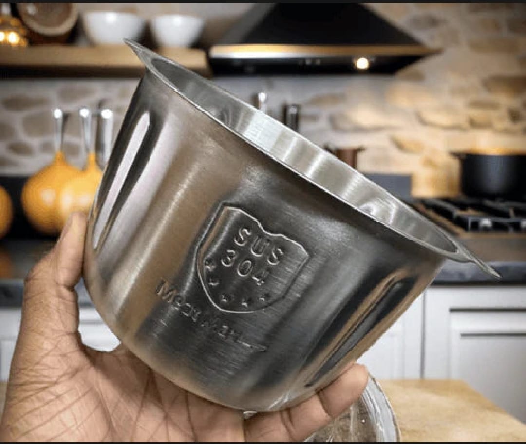 Manual Stainless Steel Multifunctional 2L Hand Push Chopper