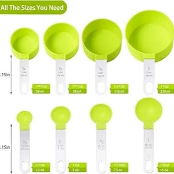 Measuring Spoon Cup Set (8 Pcs)