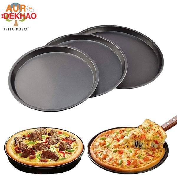 3Pcs Pizza Pan Set
