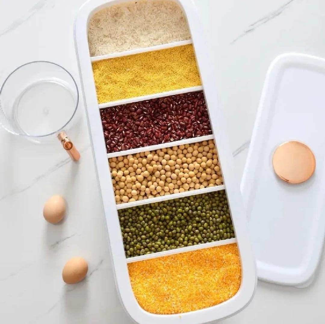 Rice and Grain Storage Container, Food Dispenser