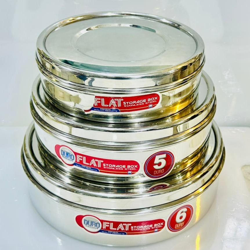 3 pcs Flat storage bowl set