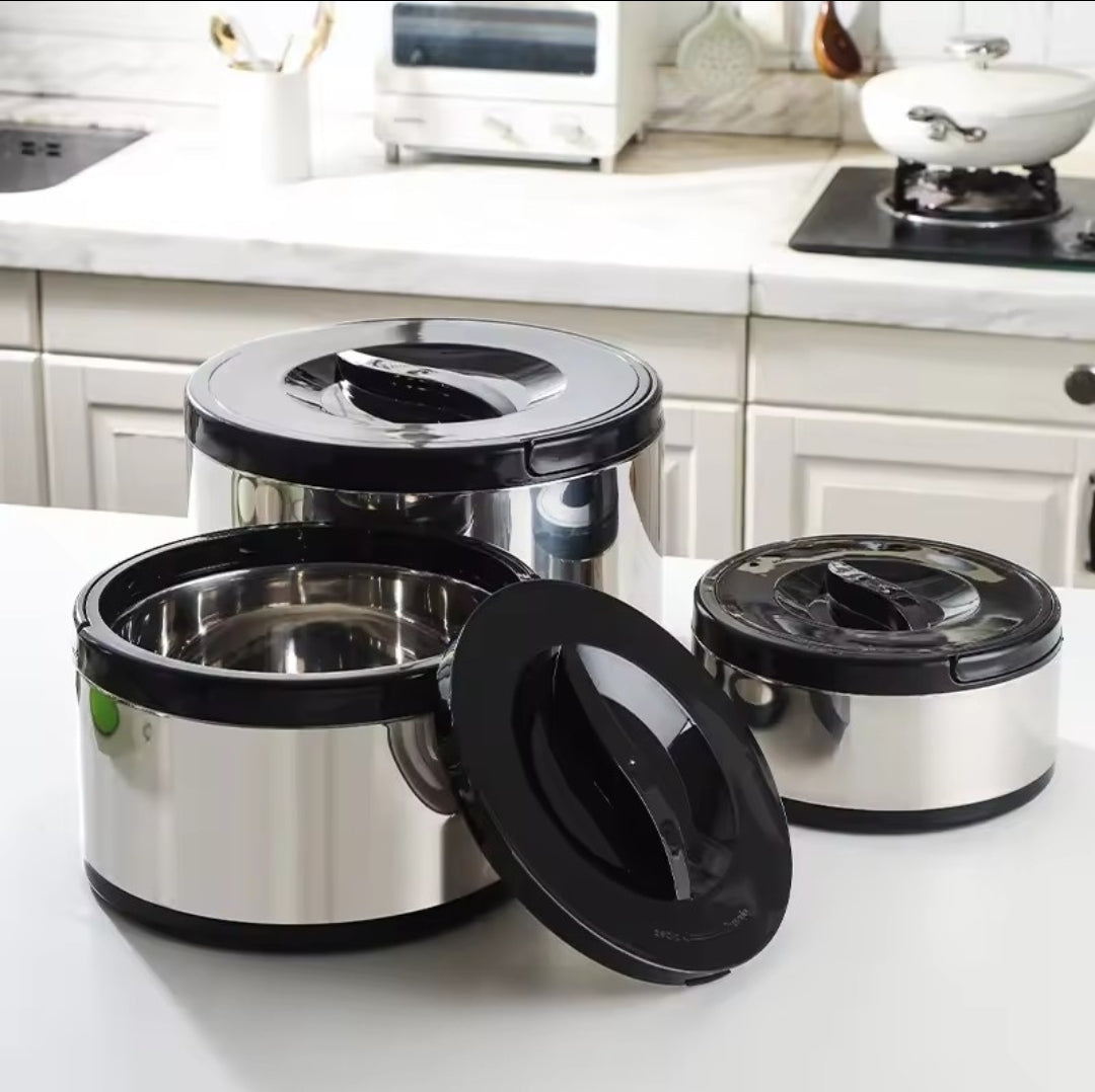 Stainless steel imported hotpot set 3 pcs