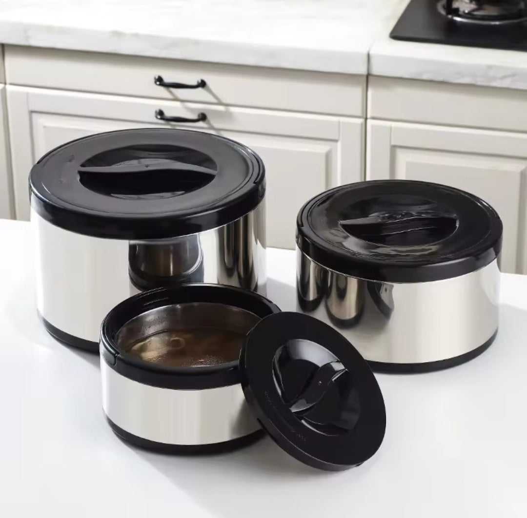 Stainless steel imported hotpot set 3 pcs