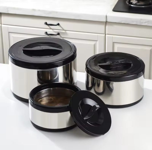 Stainless steel imported hotpot set 3 pcs