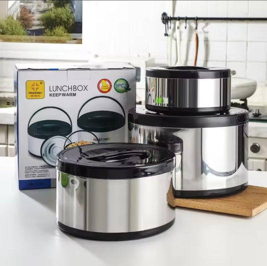 Stainless steel imported hotpot set 3 pcs